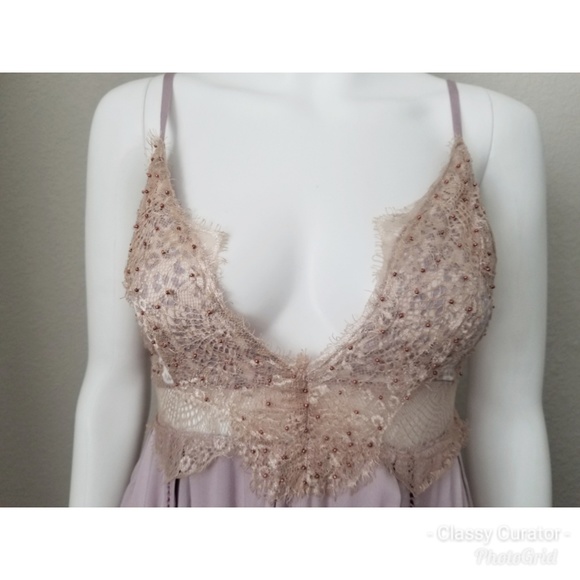 NEW! FREE PEOPLE light lavender jumpsuit - Picture 8 of 9